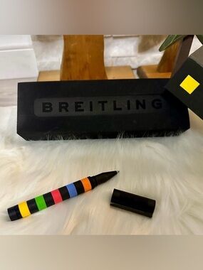 NEW!! Breitling Watch Timepiece Limited Edition Multicolor Collector’s Pen
